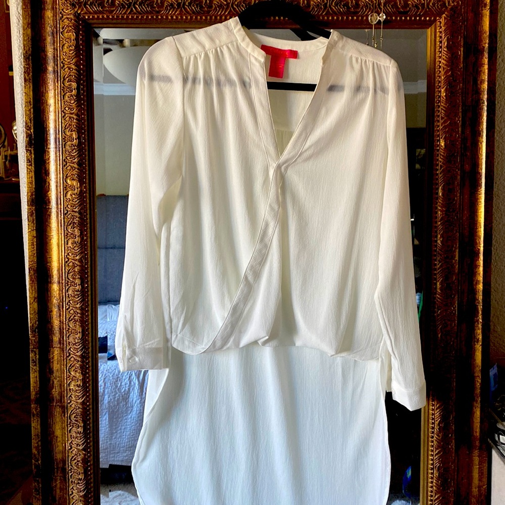 Long back blouse
